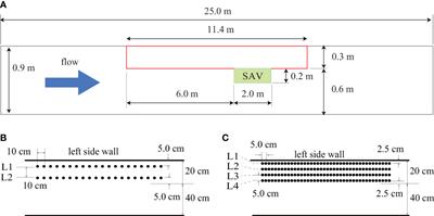 Influence of patch size on hydrodynamic flow in submerged aquatic vegetation